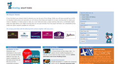 Desktop Screenshot of bluedogairporthotels.co.uk