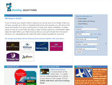Tablet Screenshot of bluedogairporthotels.co.uk
